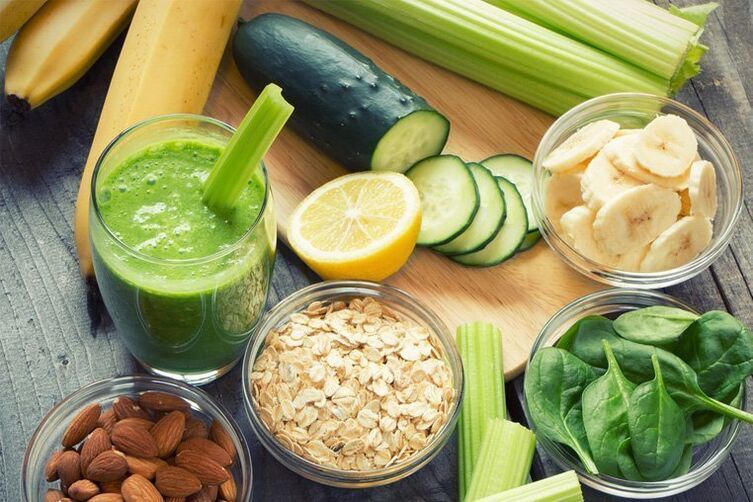 froitas e verduras cunha nutrición adecuada