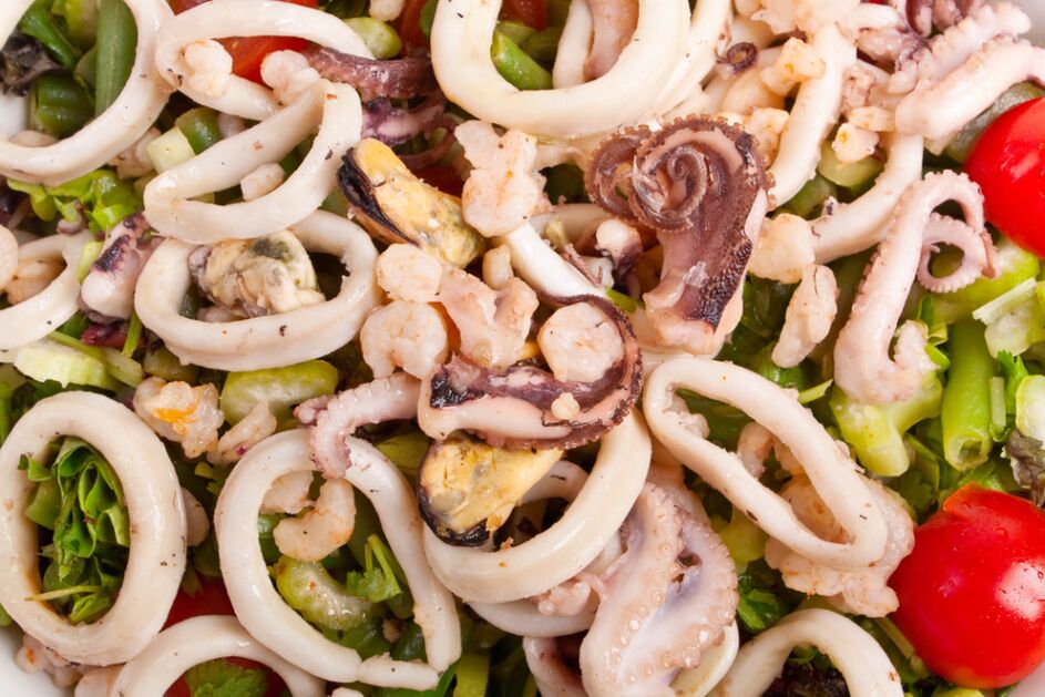 Ensalada de marisco